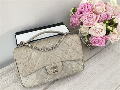 chanel python easy carry medium flap bag|Chanel cambon tote.